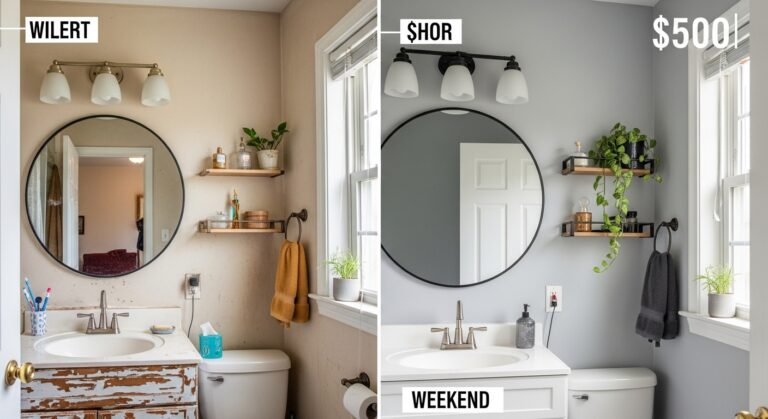5 Weekend Budget Bathroom Remodel Projects Under $500