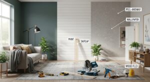 DIY Accent Wall Ideas Paint, Shiplap & Wallpaper