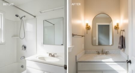 Budget Bathroom Makeover How to Transform a Tired Space