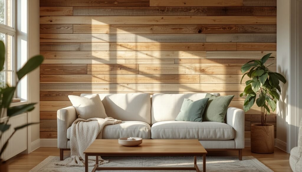 DIY Reclaimed Wood Accent Wall Ideas for a Modern Cottage Look